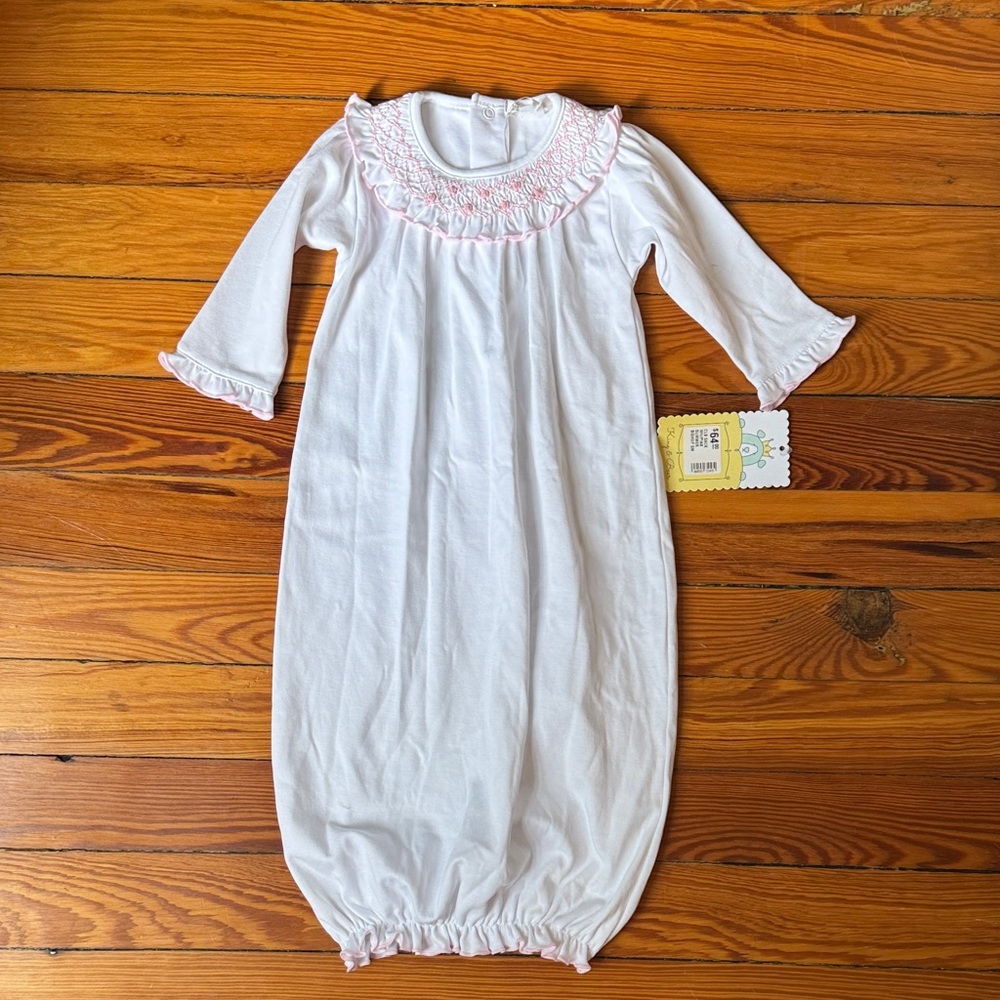 Kissy Kissy White and Pink gown